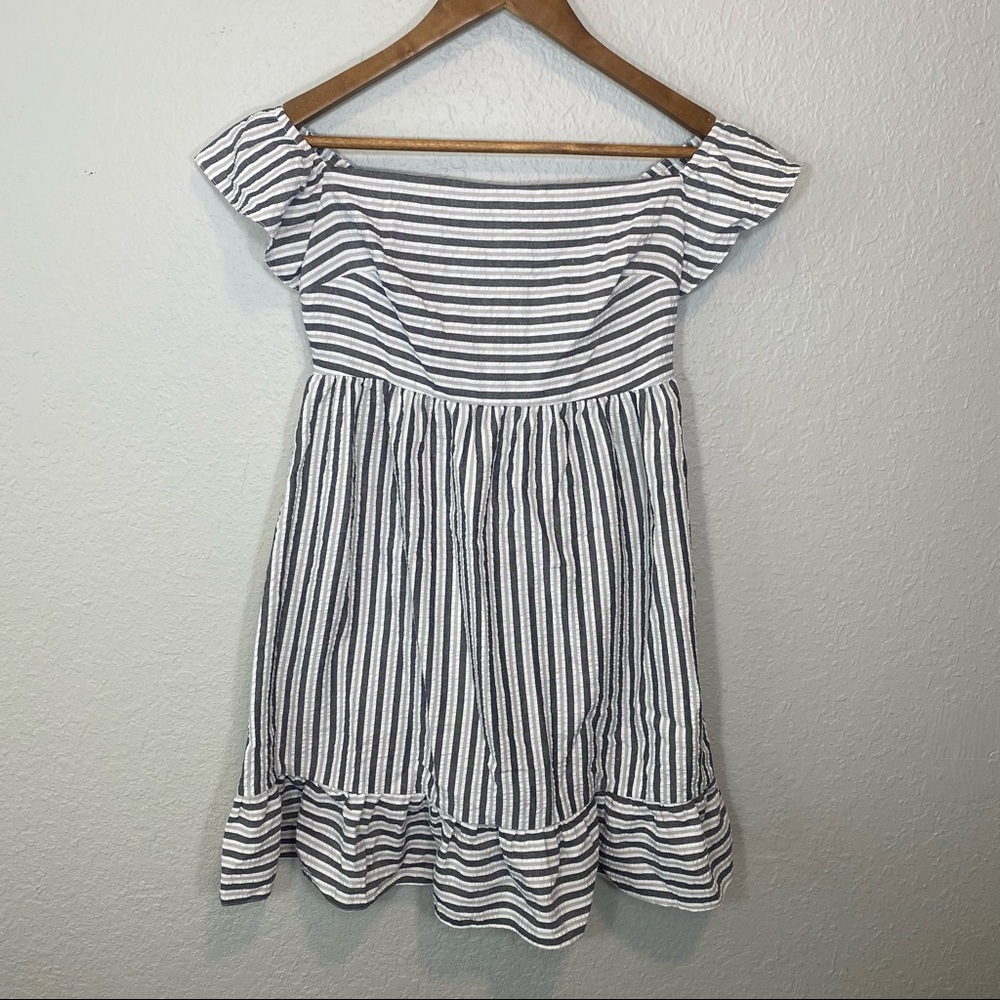 ASOS | Grey & White‎ Babydoll Dress